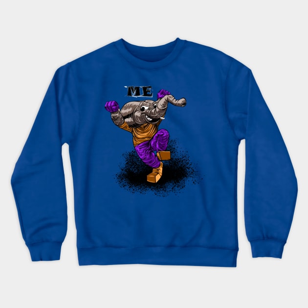 grass arts presents, elroo Crewneck Sweatshirt by CampGrassArts